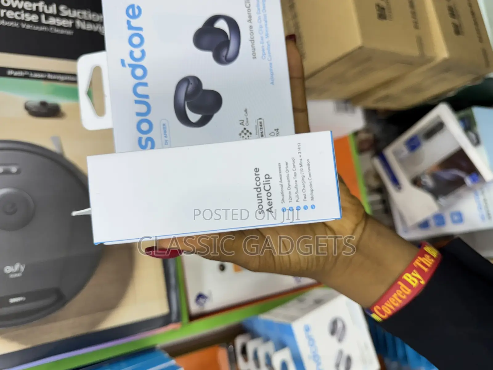 Soundcore by Anker Aeroclip | Open-Ear Clip-on Earbuds