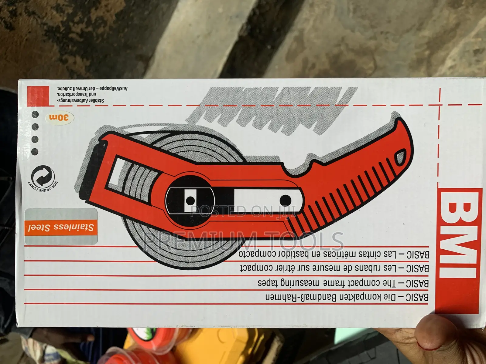 Bmi Stainless Steel Tape