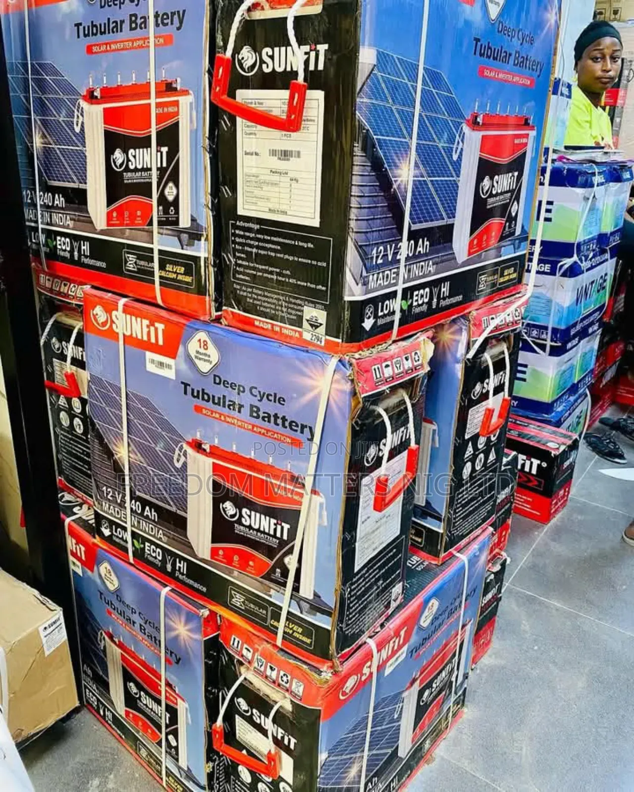 Sunfit 220ahm Inverter Tubular Battery