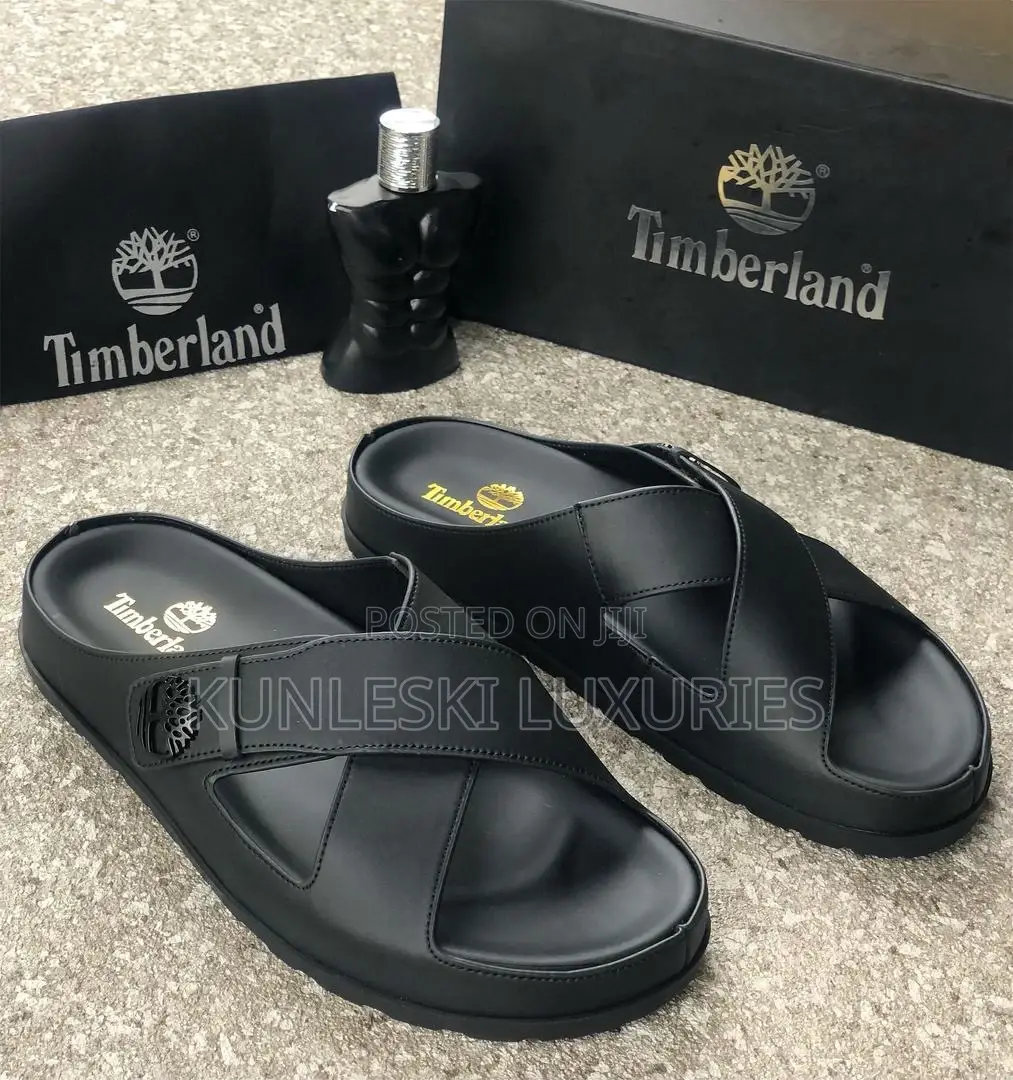 Original Timbeland Cross Leather Slippers for Men