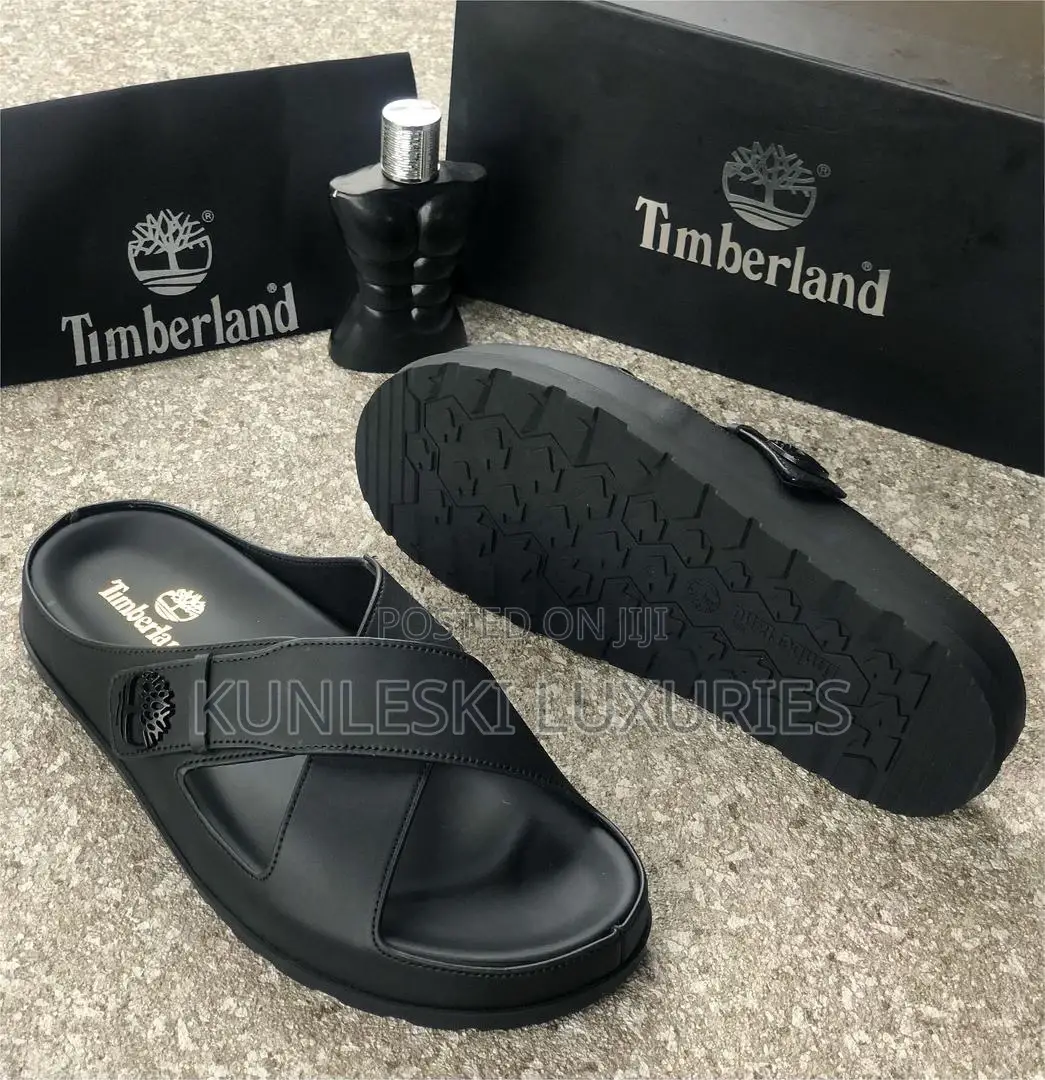 Original Timbeland Cross Leather Slippers for Men