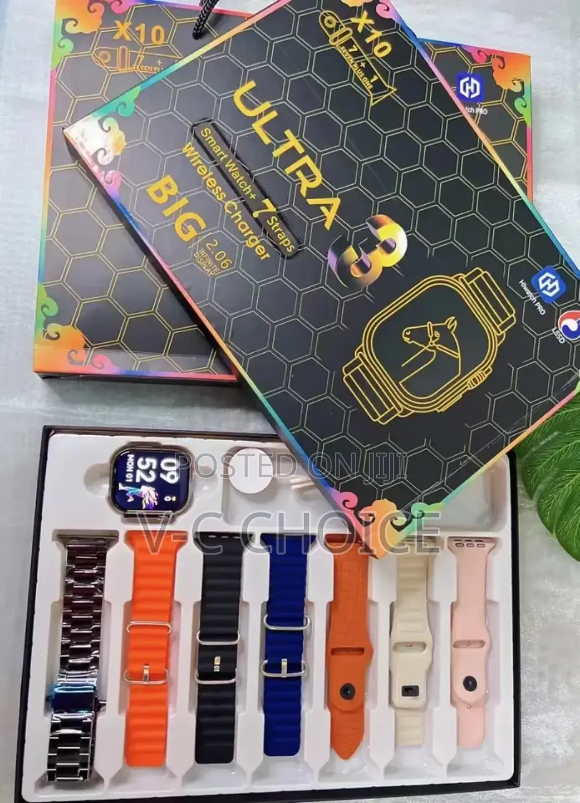 7+1 Smart Watch X10 Ultra3 Sport Watch Phone Call Smartwatch