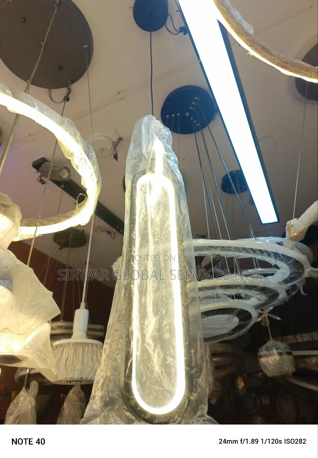 Single Drop Bedside Light