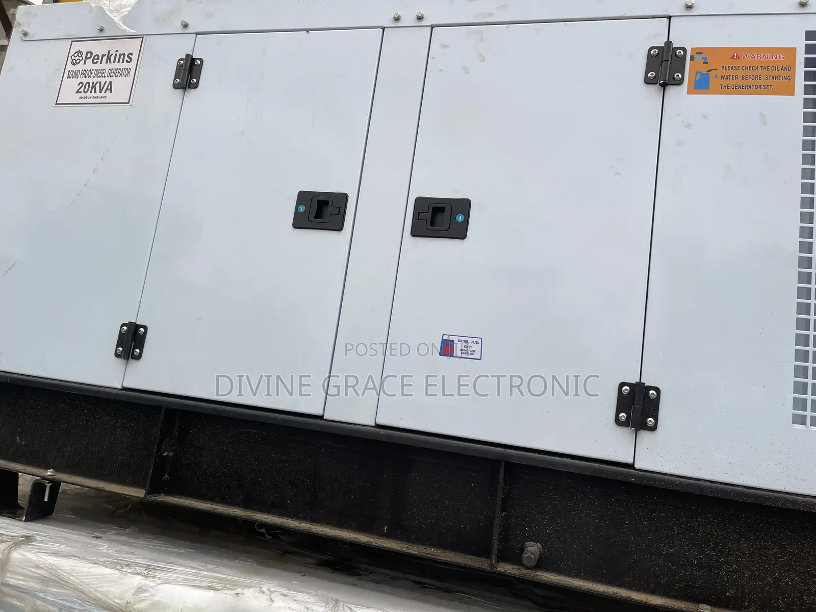 Brand New 20kva Soundproof Perkins Diesel Generator |Abuja