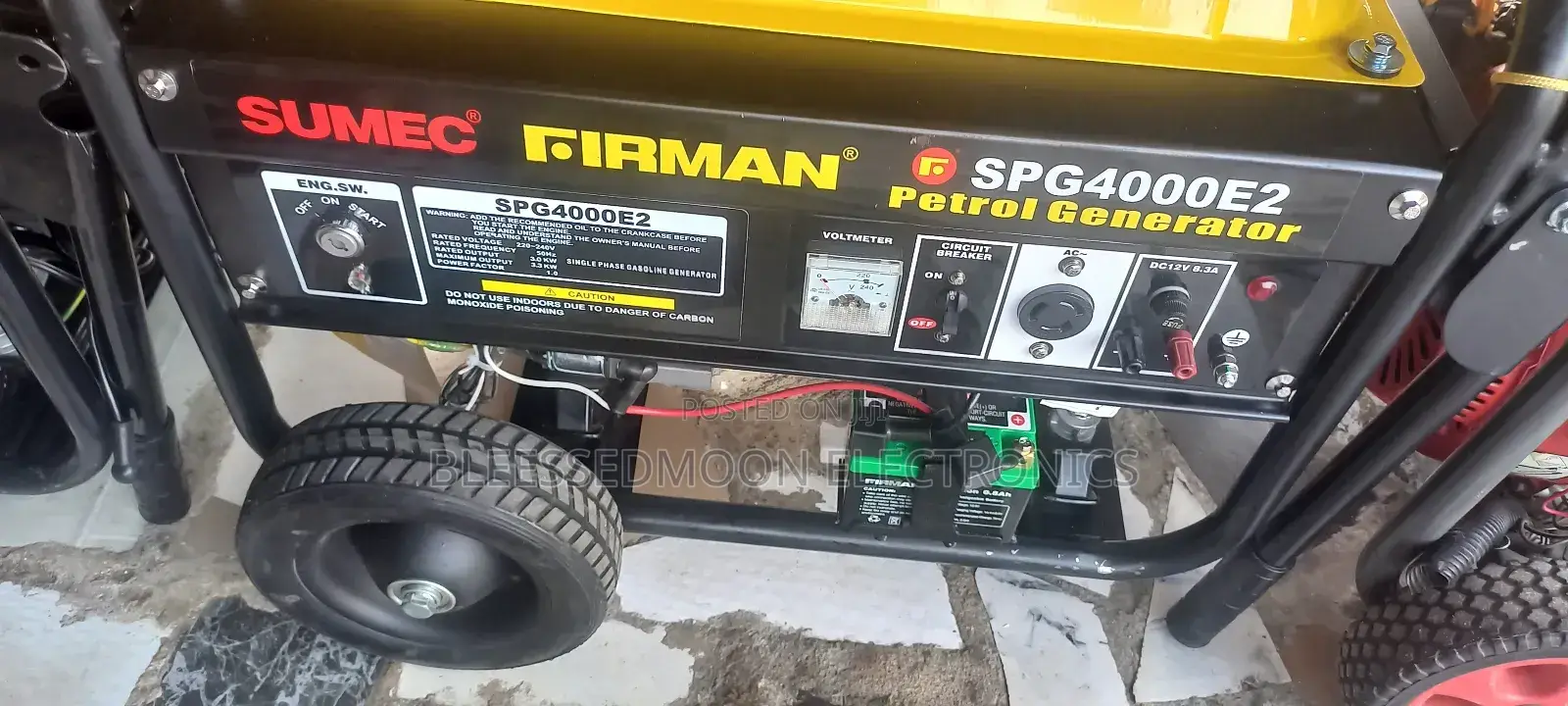 Original Heavy Duty Sumec Firman Engine 4.5kva 3 Yrs Warrant