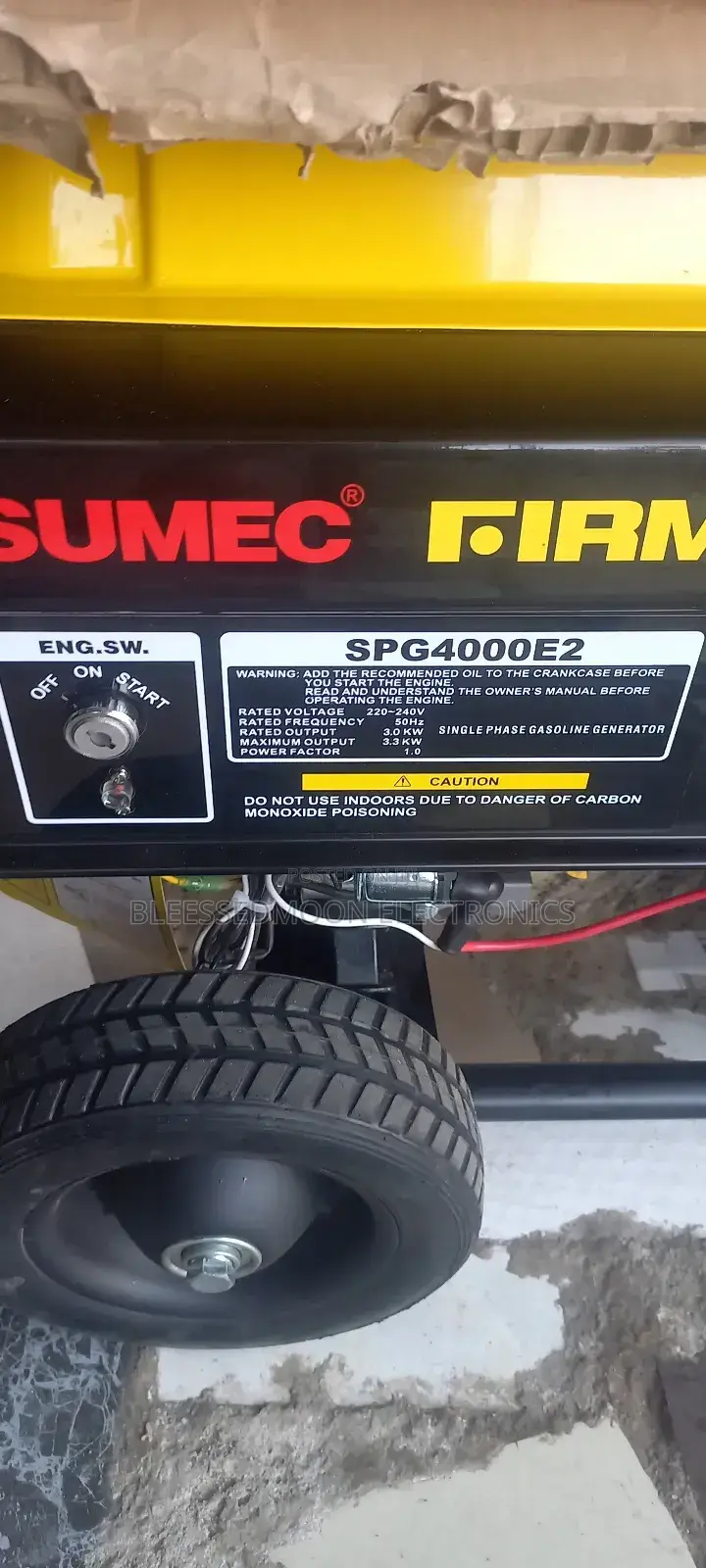 Original Heavy Duty Sumec Firman Engine 4.5kva 3 Yrs Warrant