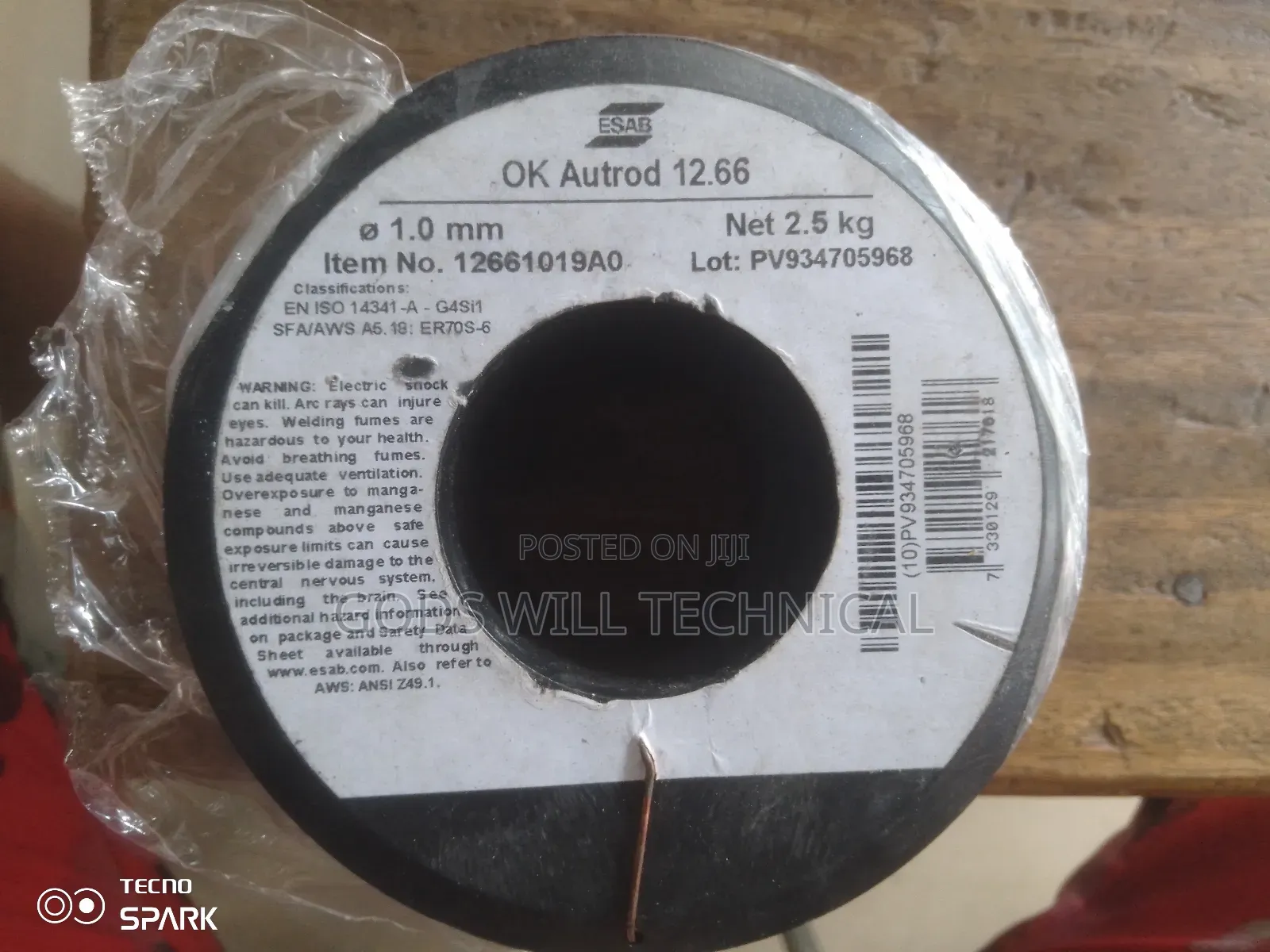 Esab Welding Wire Ok Autrod 12.66