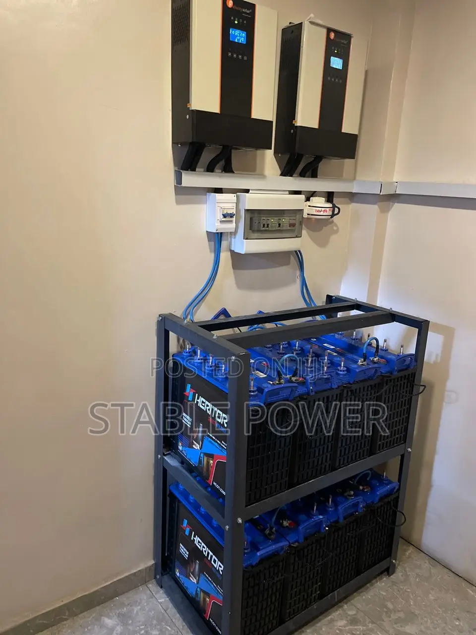 2 X 5kva 48v Inverters (Parallel) + 8 Tubular Batteries