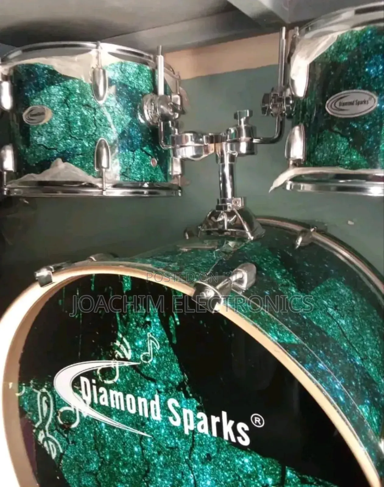 Original Diamond Spark Double Wood Drum