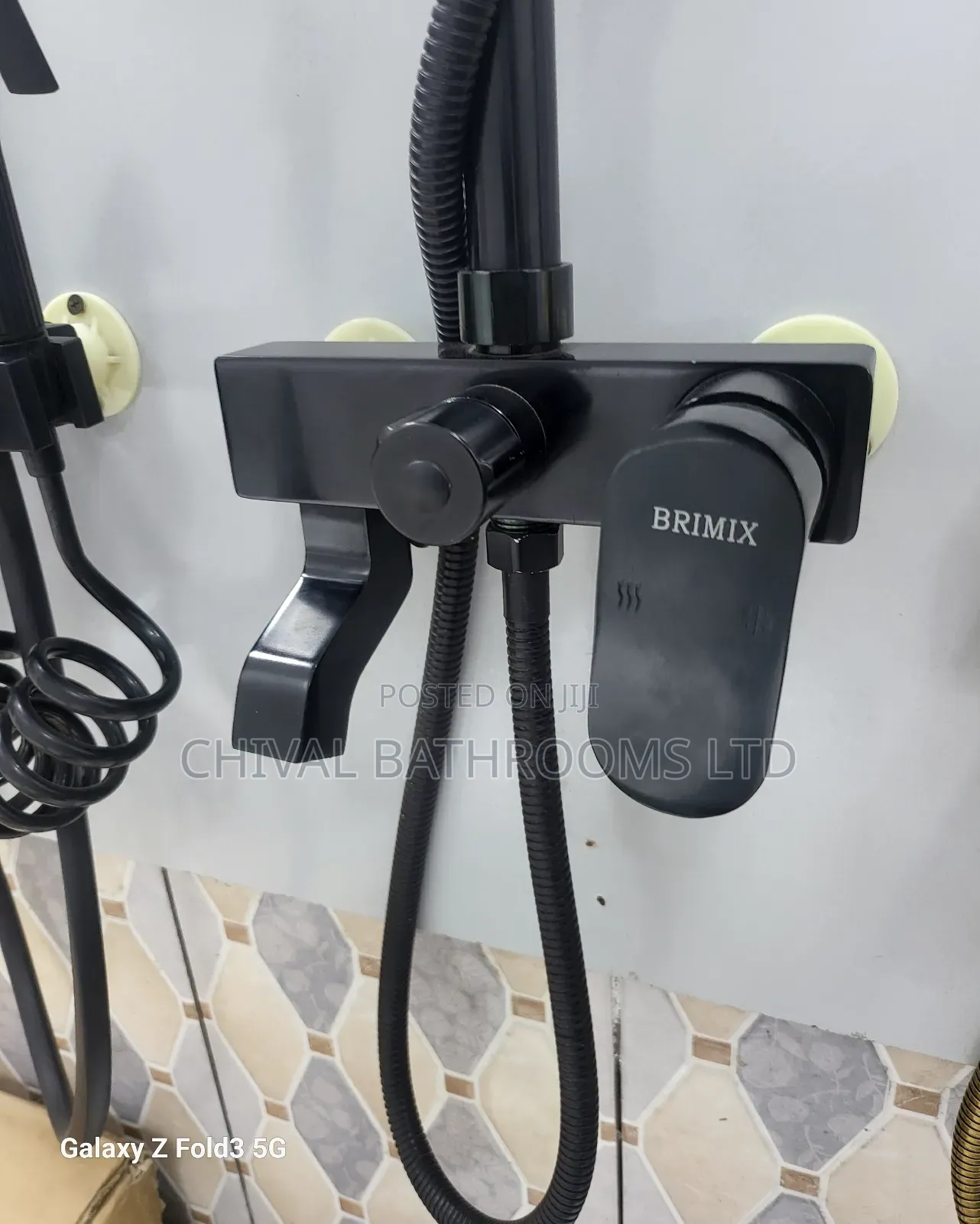 Brimix Shower Mixer Black