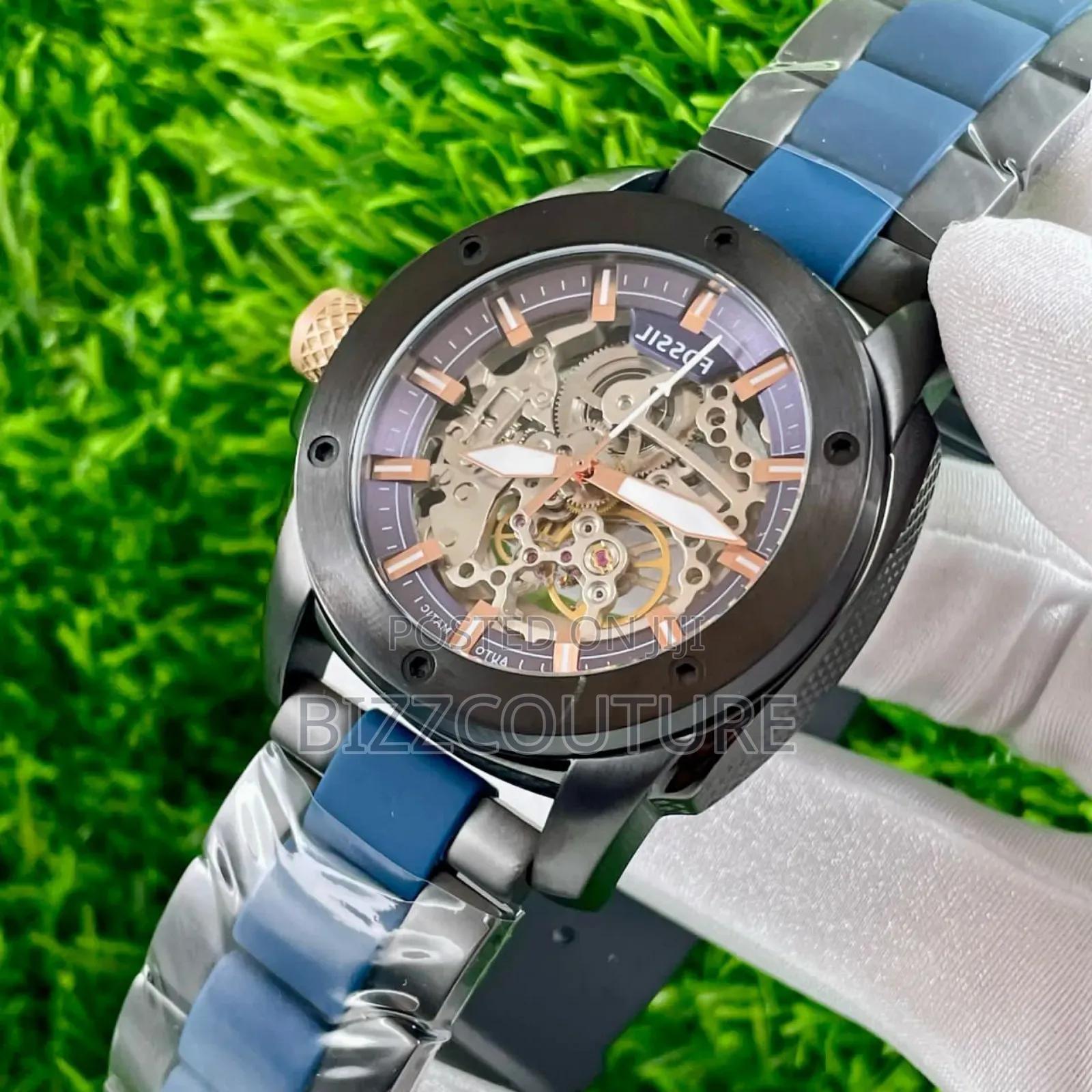 Original Fossil Mechanical Two-Tone Stainless Steel Watch