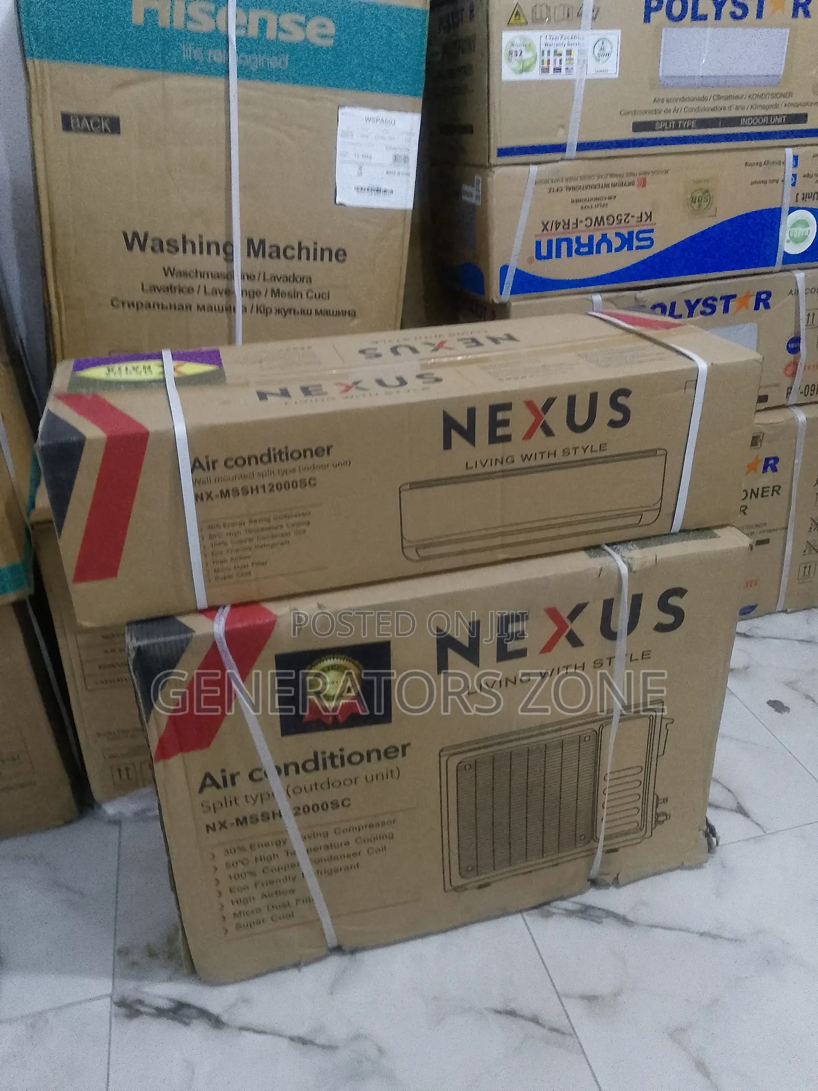 Room Ac 1.5hp Nexus Non Inverter Split - Nx-Mssh12000sc