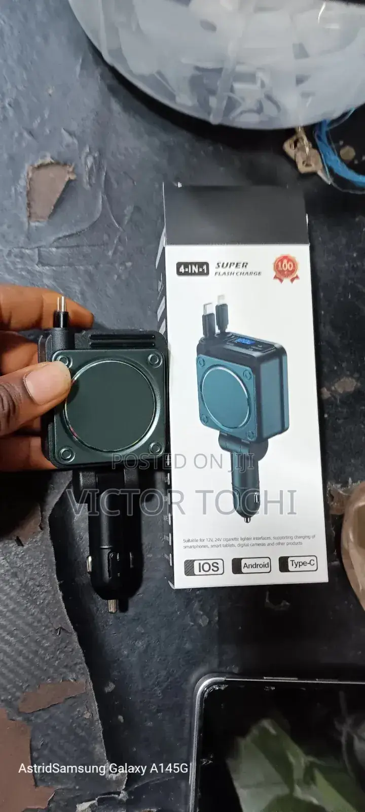 Retractable Car Fast Charger