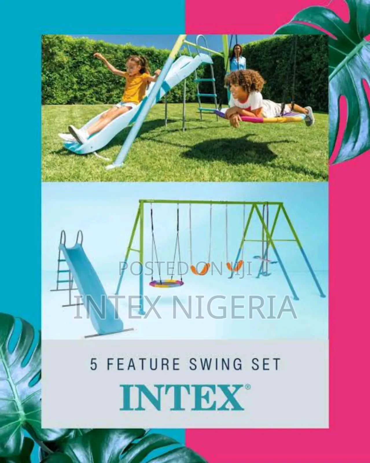 Intex 5 Function Play Swing and Slide