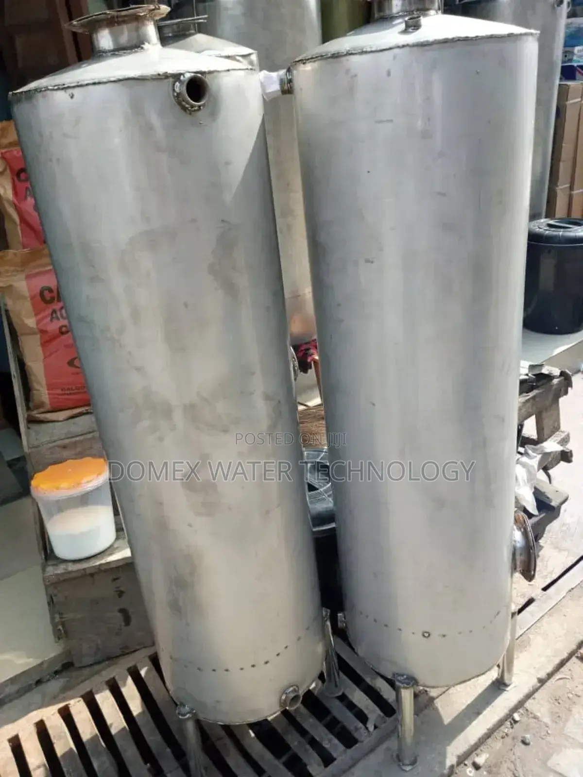 16"X4 Stainless Tank