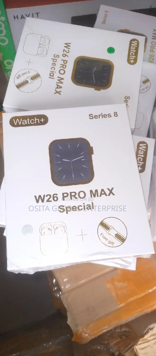 W26 Pro Max Smart Watch With Airpod