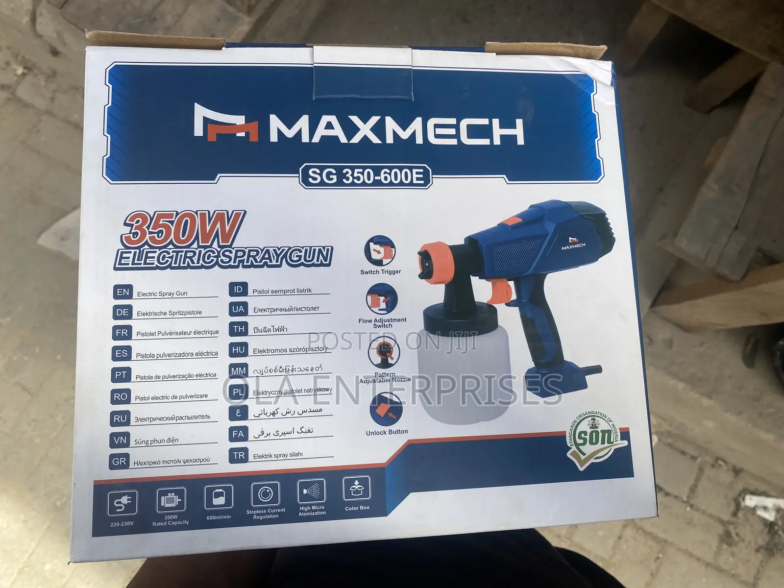 Maxmech 350w Electric Spray Gun