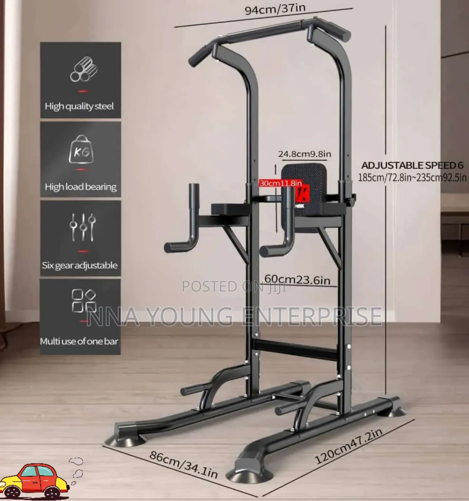 Adjustable Power Tower Multi Function Rack