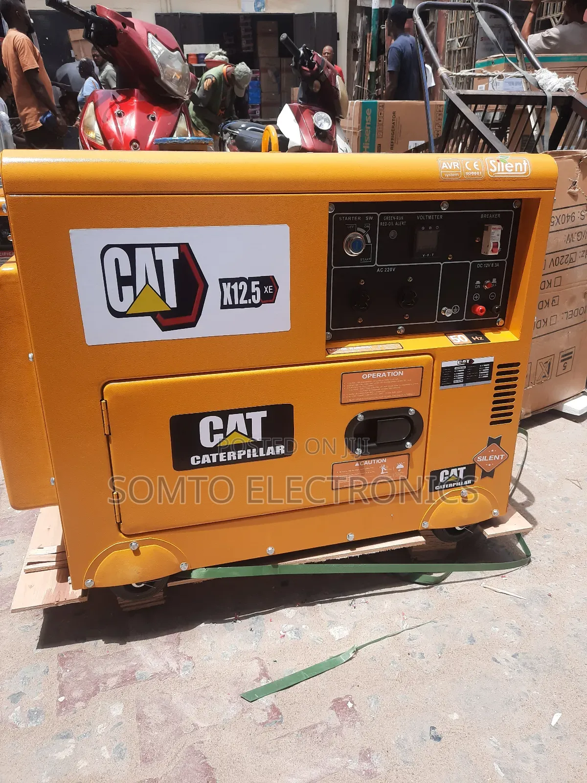 10kva Original Cat Soundproof Generator With 1year Warranty