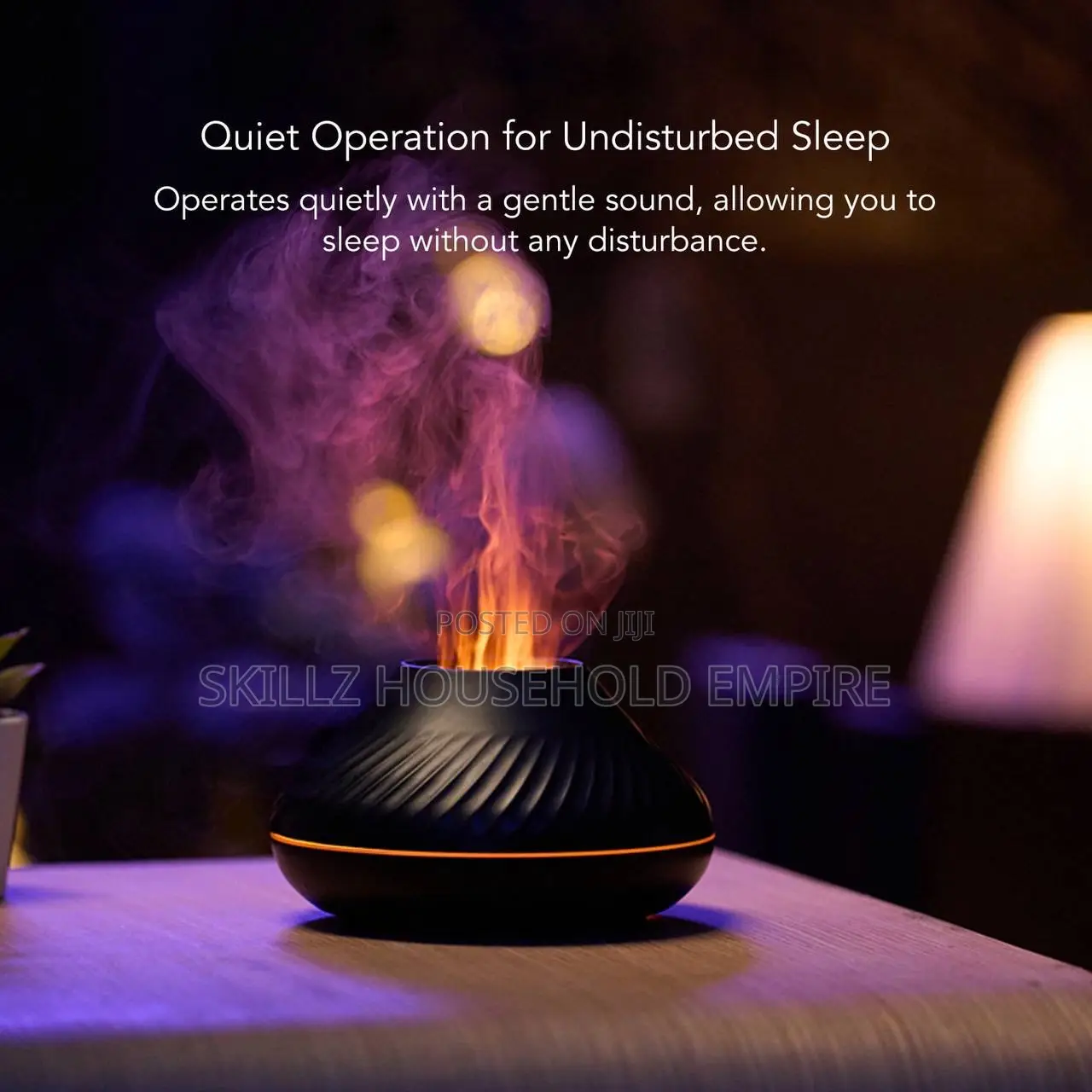 7-Color Led Flame Aroma Diffuser Humidifier