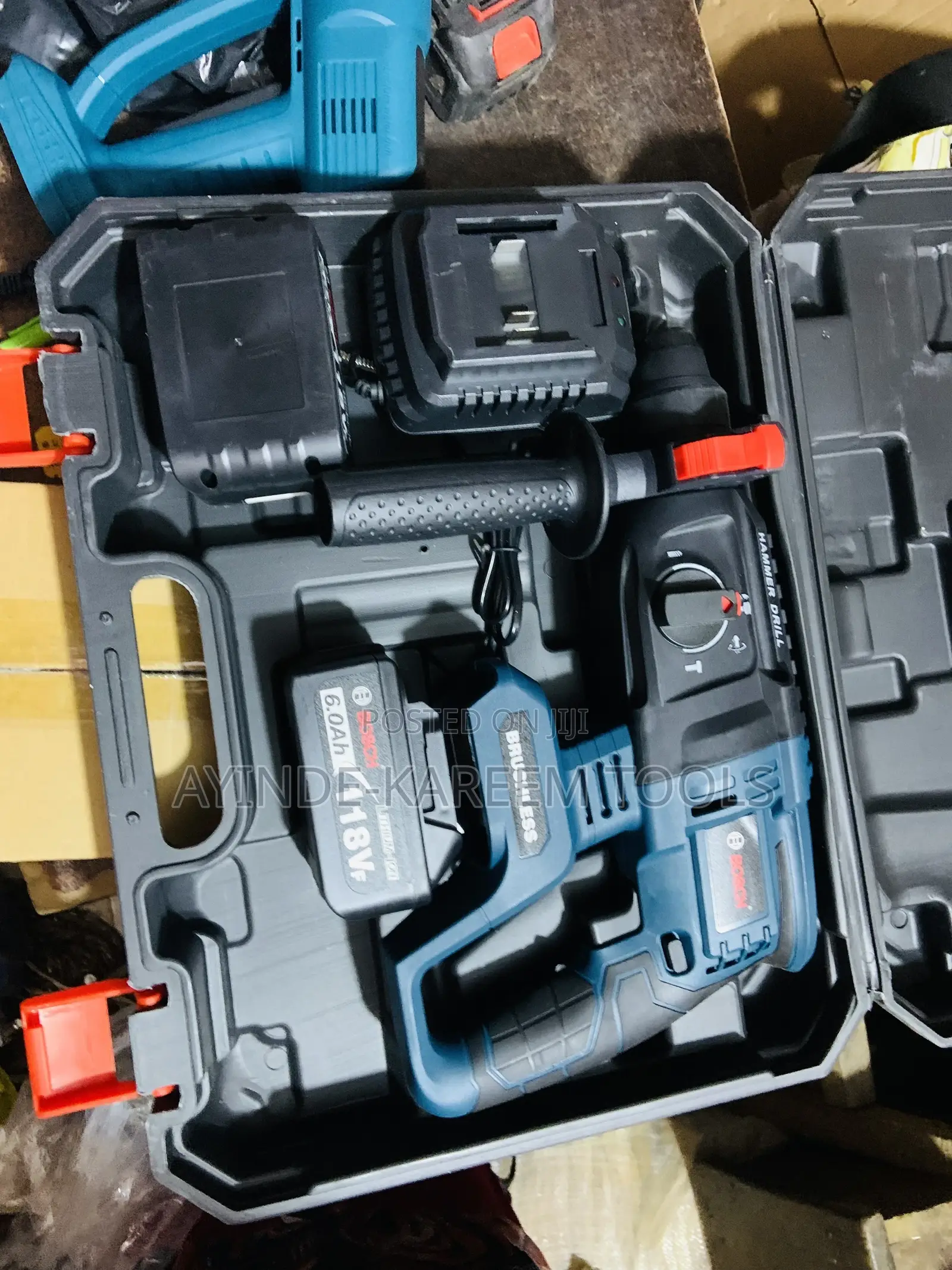 Brushless Cordless Rotary Hammer Drill Machine