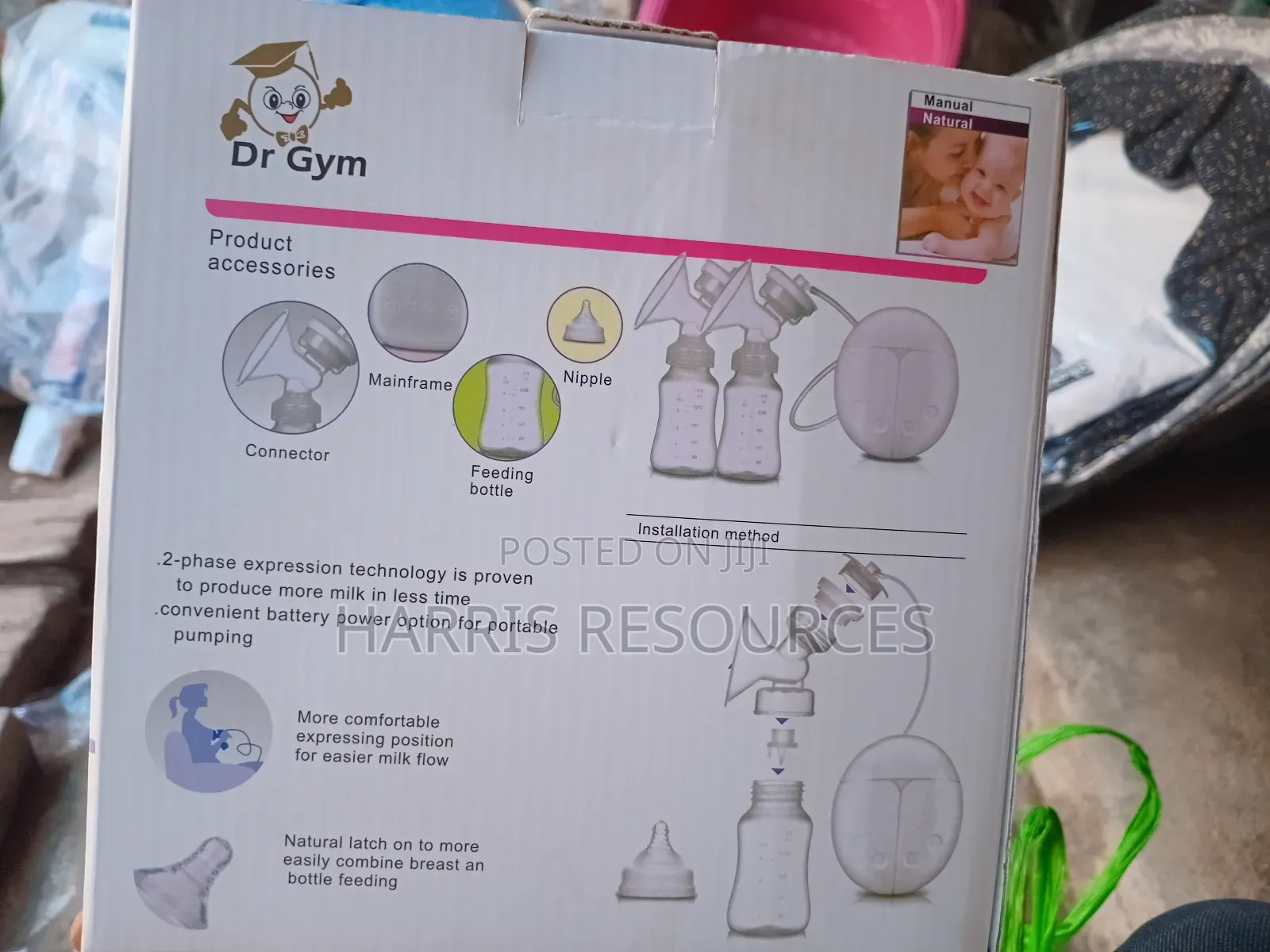 Dr Gym Double Electric Usb Breast Milk Extracting