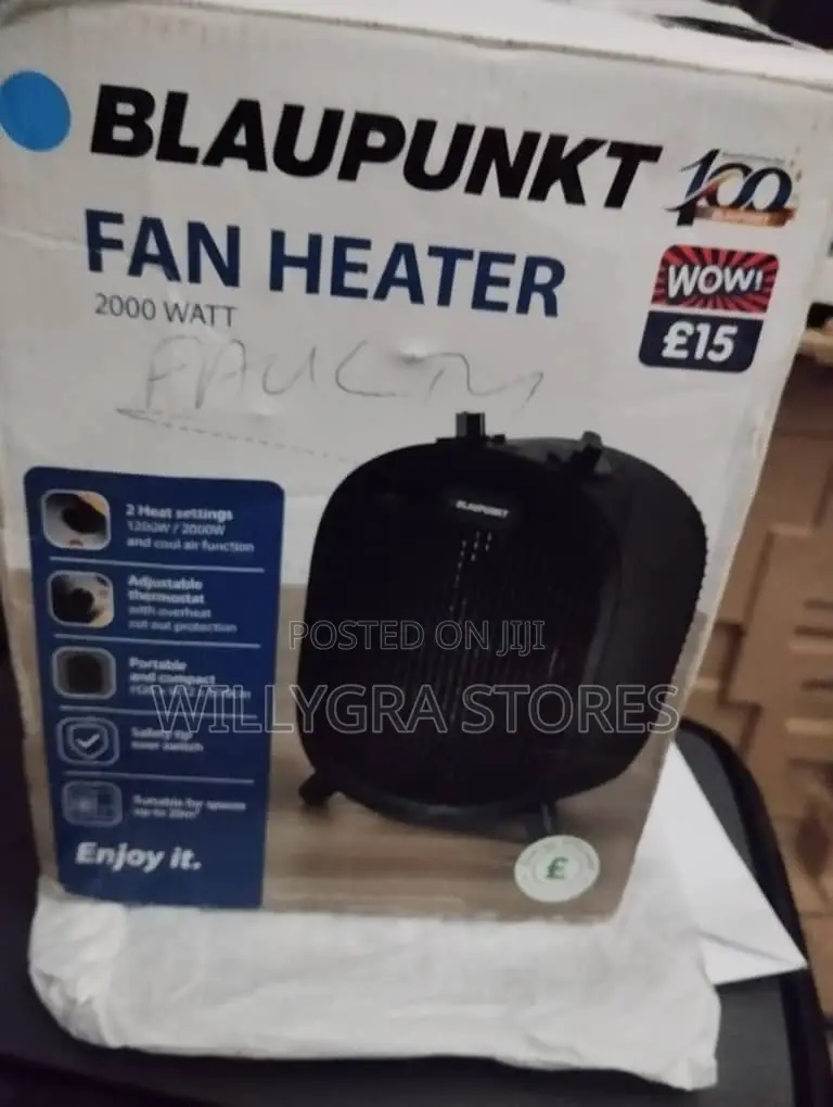 2 In 1 Blaupunkt Fan Force Heater 2000w