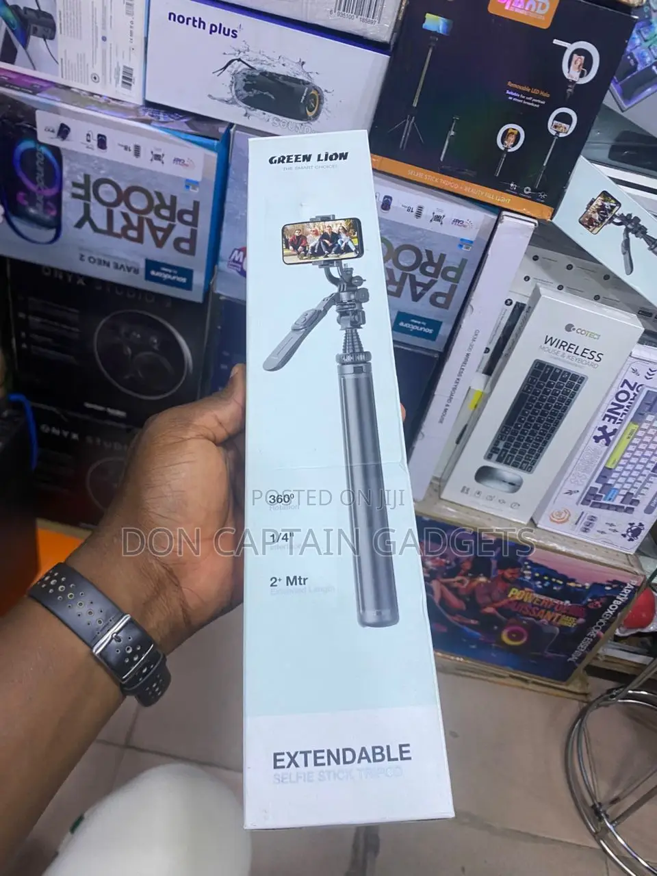 Green Lion 360° Extendable Selfie Stick Tripod