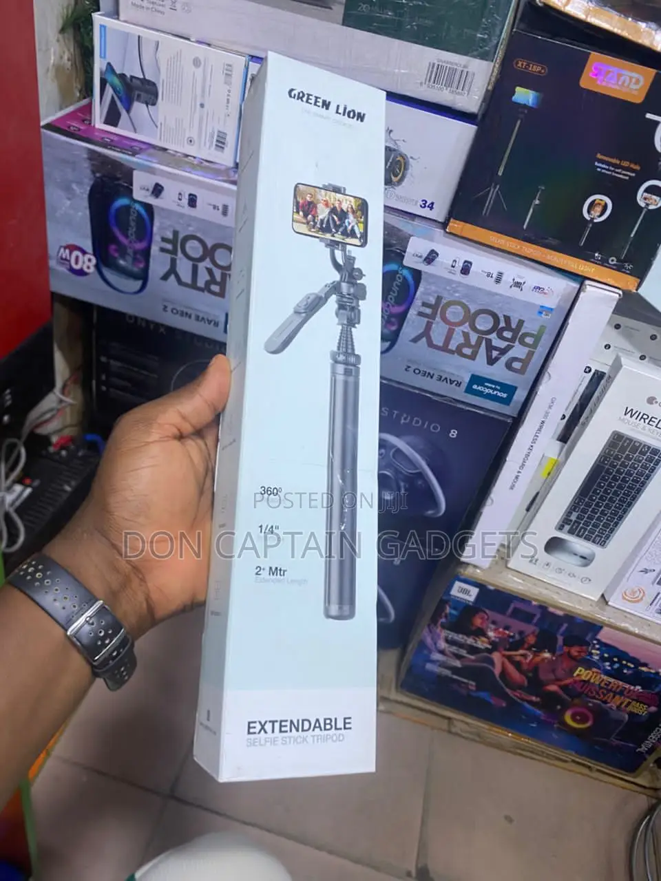 Green Lion 360° Extendable Selfie Stick Tripod