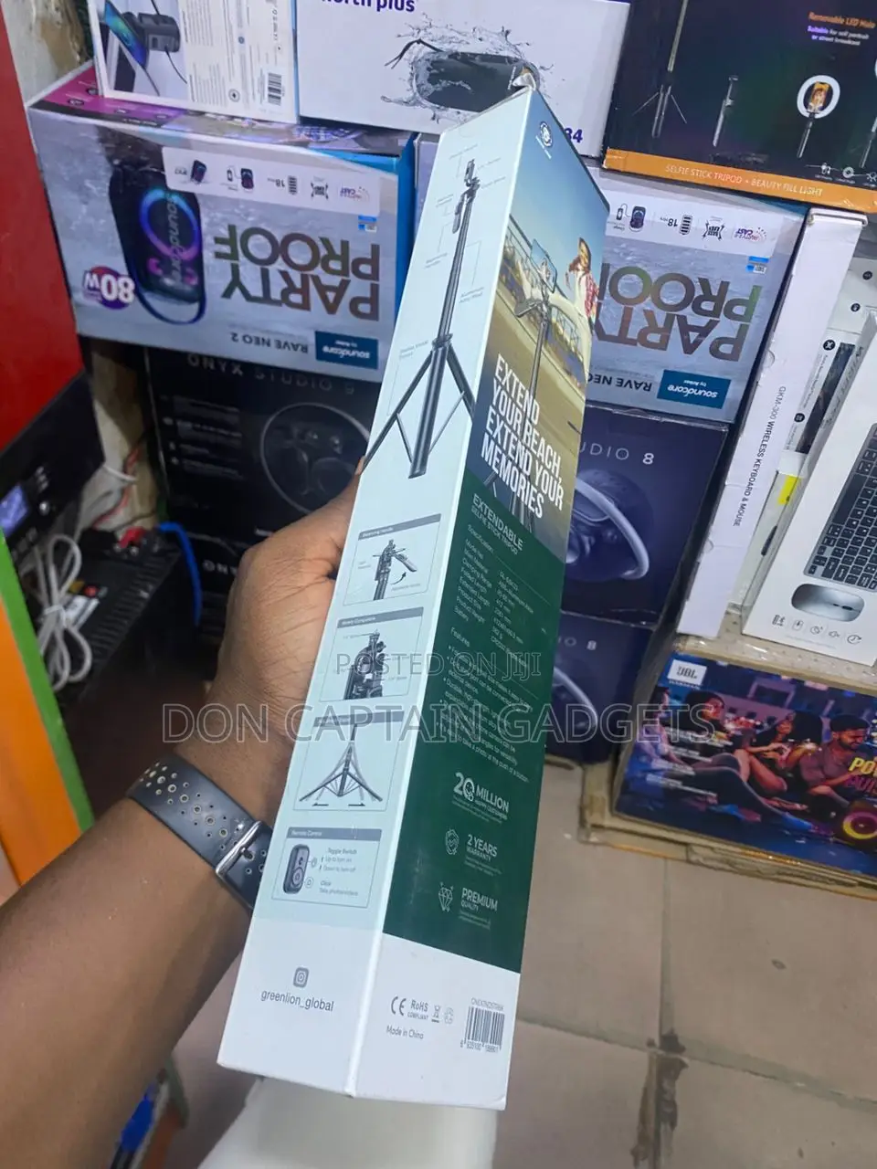 Green Lion 360° Extendable Selfie Stick Tripod