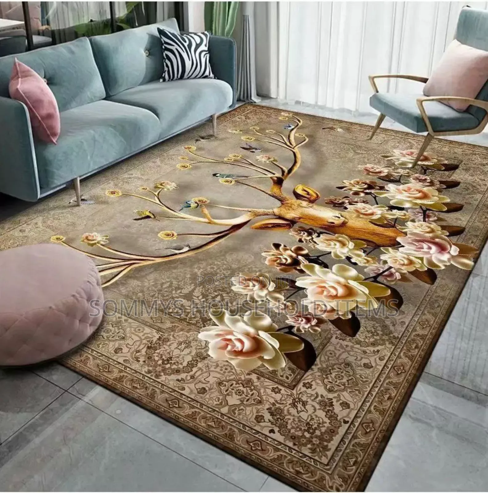 3d Center Rug (Size 160x230cm)