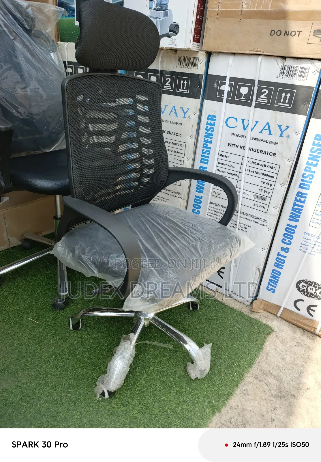 Office Chair With Headressing