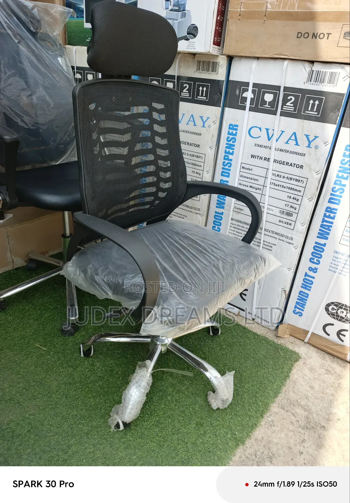 Office Chair With Headressing