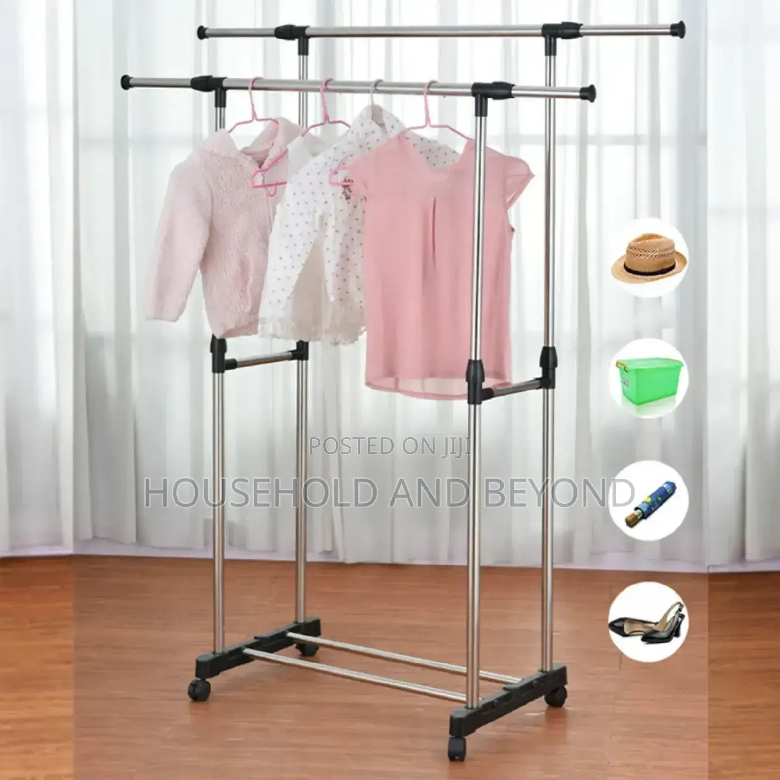 Adjustable Double Pole Hanger