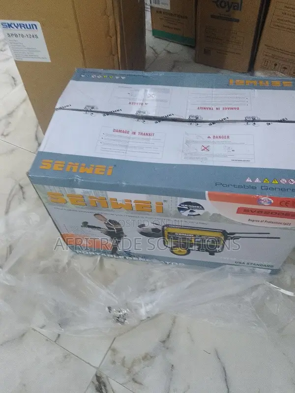 Senwei Sv6200e2 4.5kva Key Start Gasoline Generator