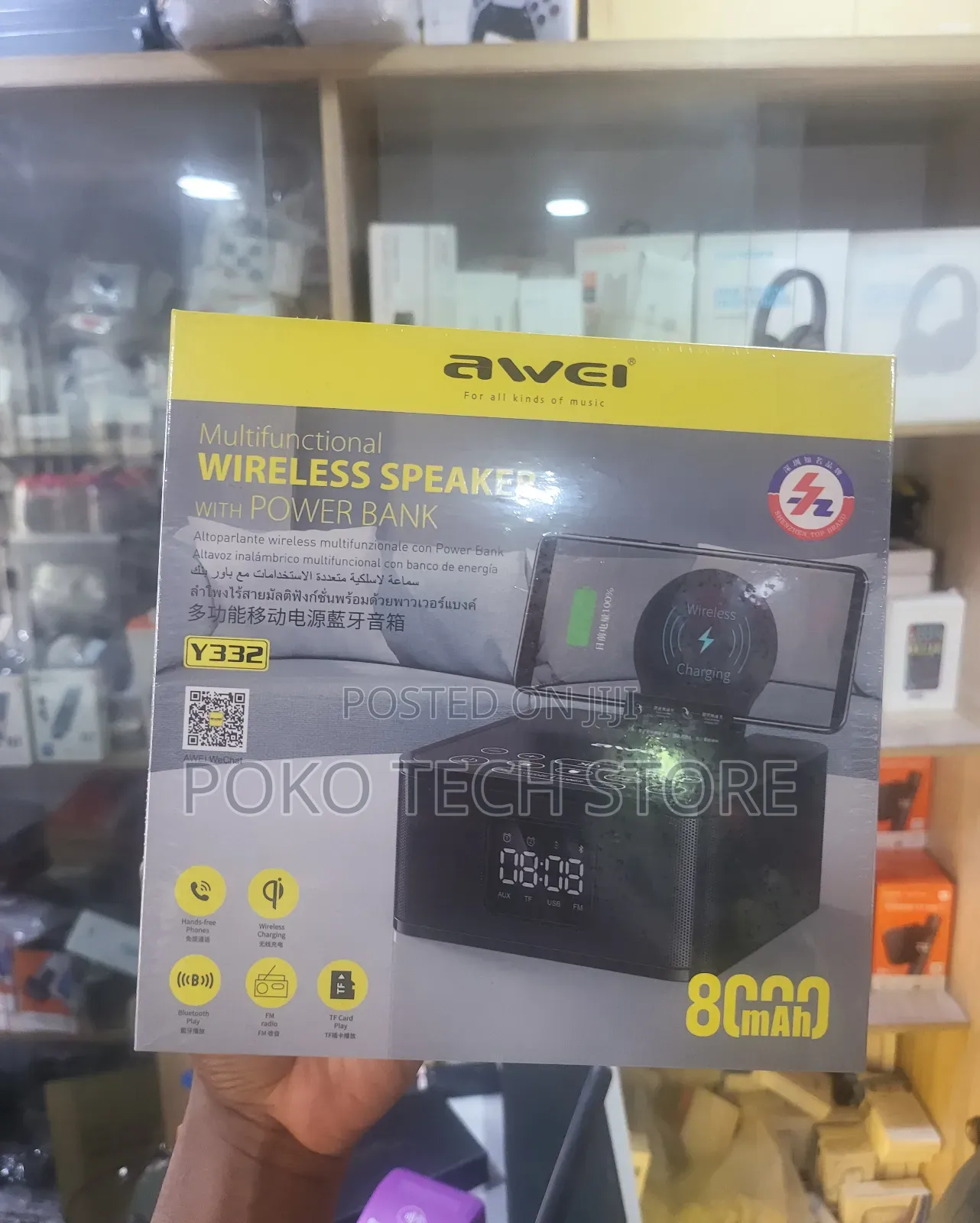 Multifunctional Awei Wireless Docking Speaker