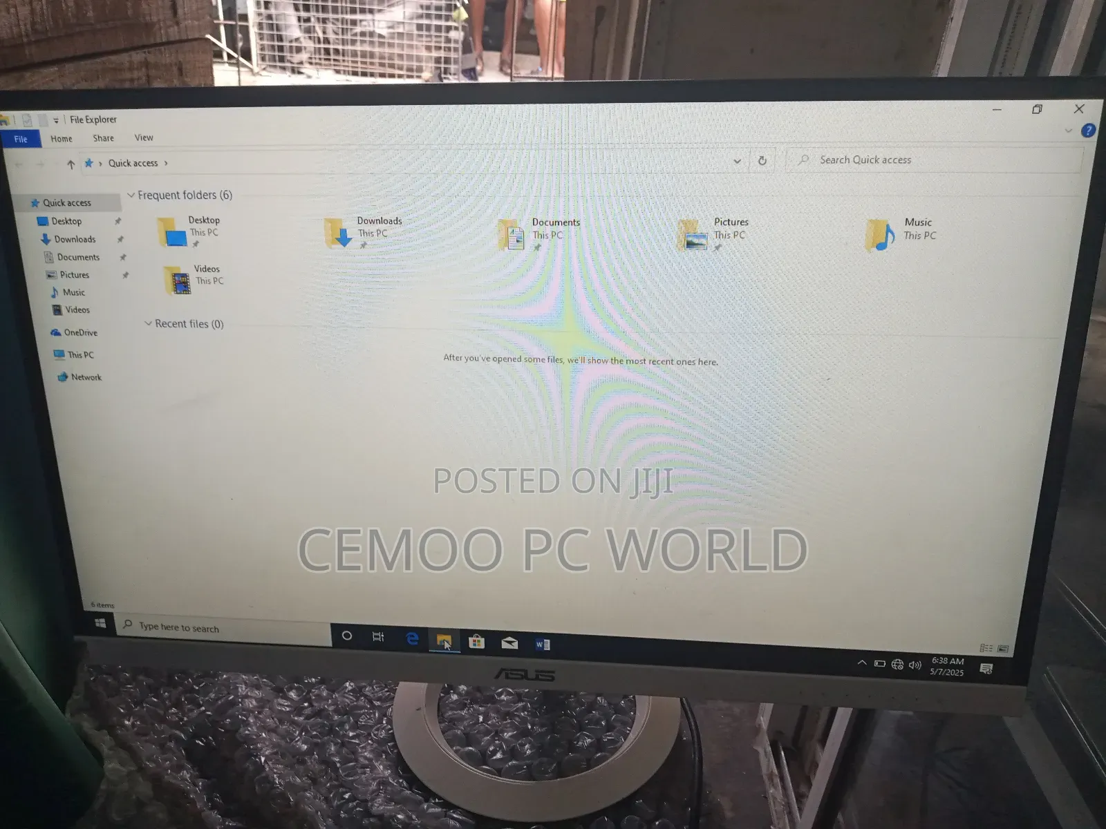 27" Asus Frameless Monitor With Double Hdmi