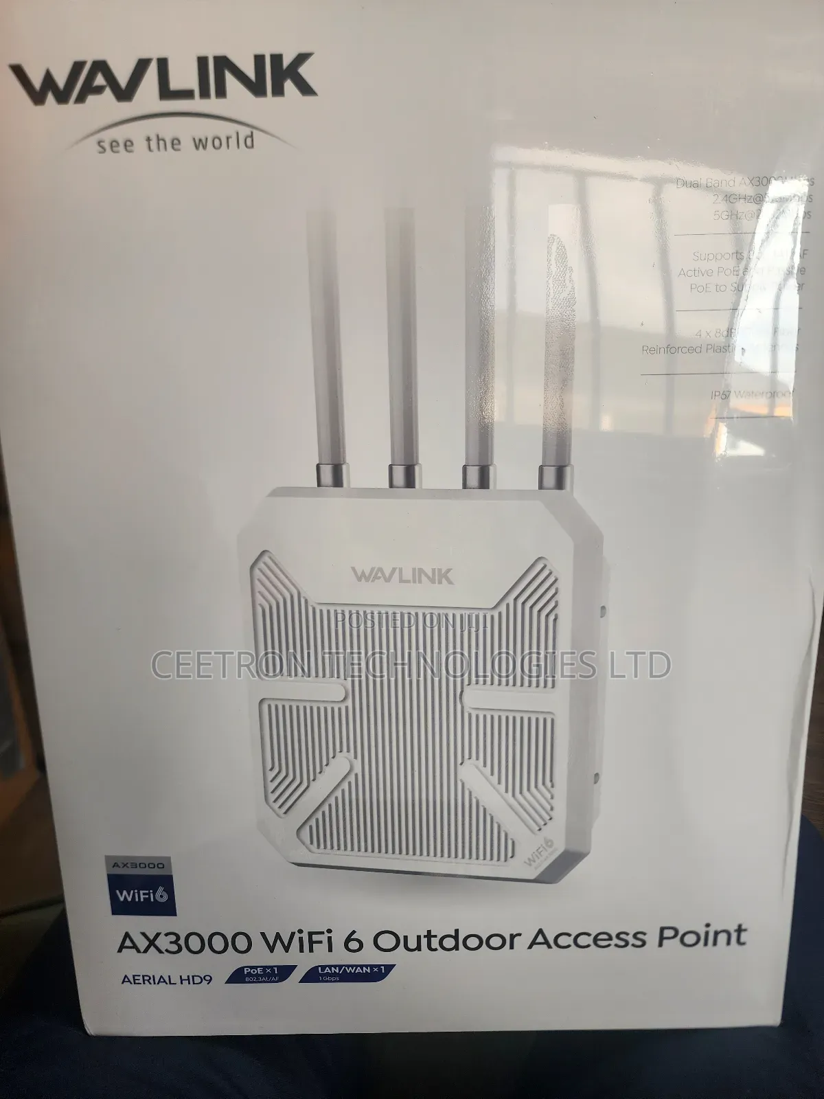 Wavlink Ax3000 Wifi 6 Outdoor Access Point