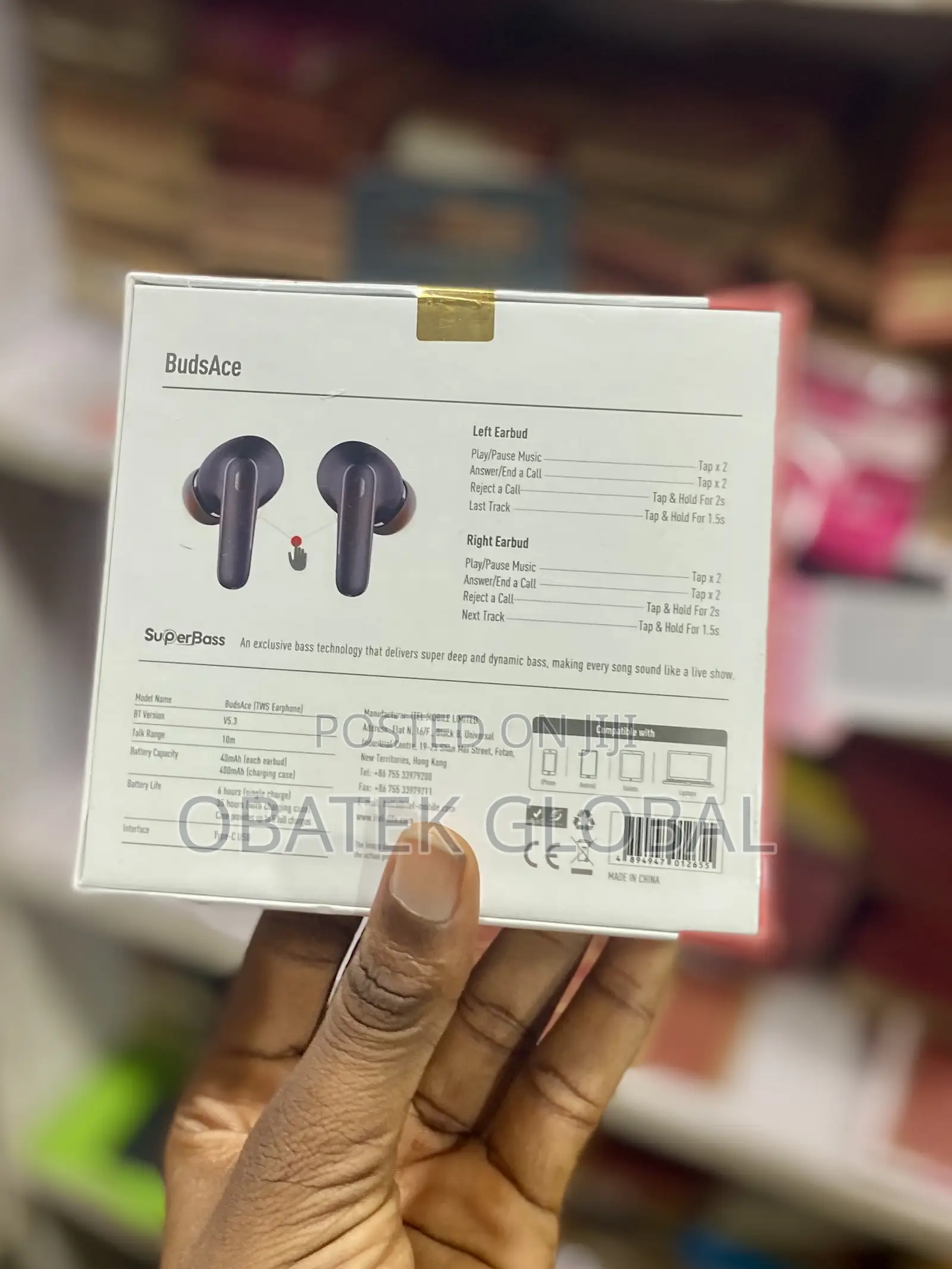 Buds Ace Earpod