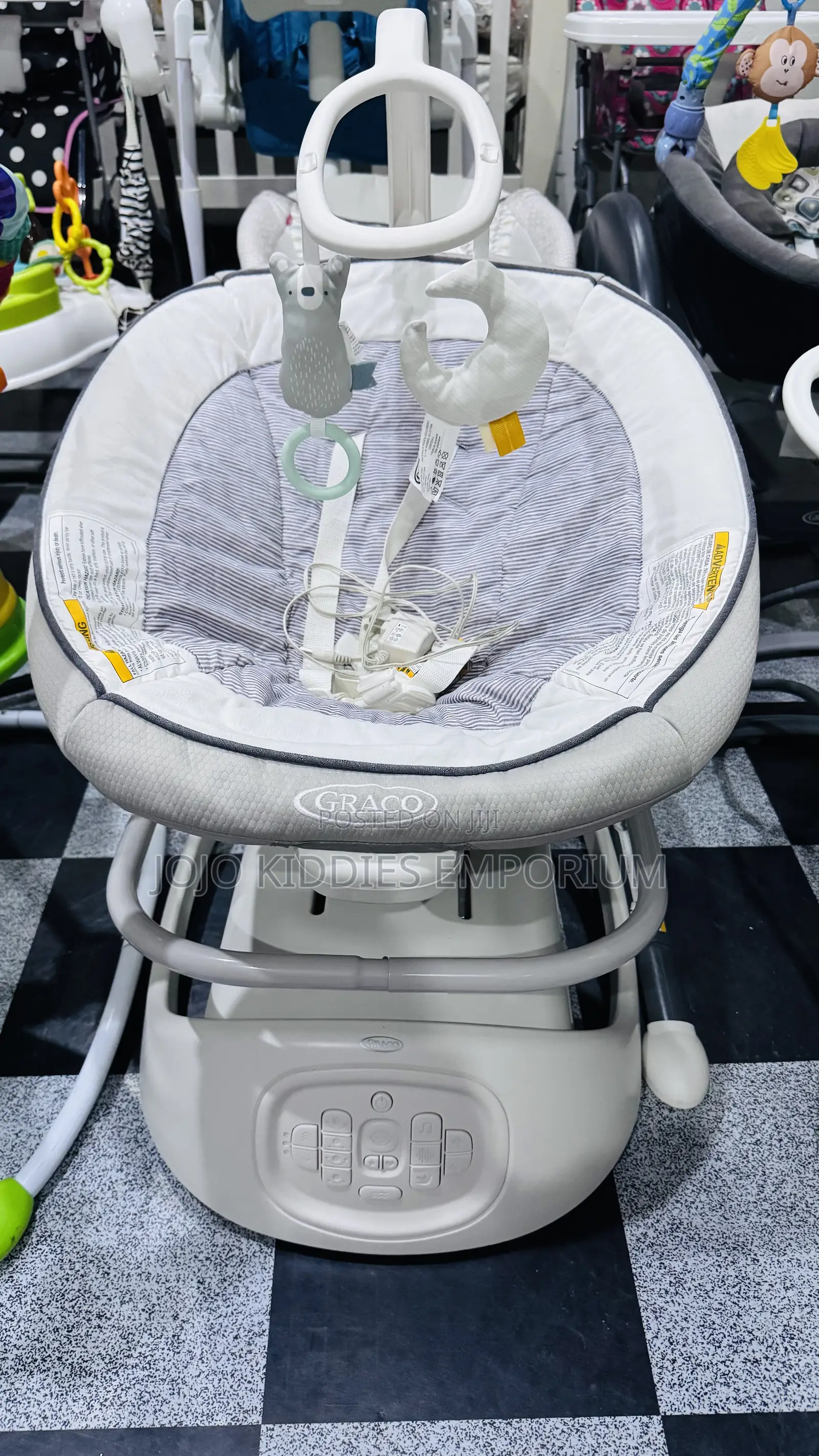 Us Used Graco Baby 2 In1 Swing and Rocker Cry Detection Technology