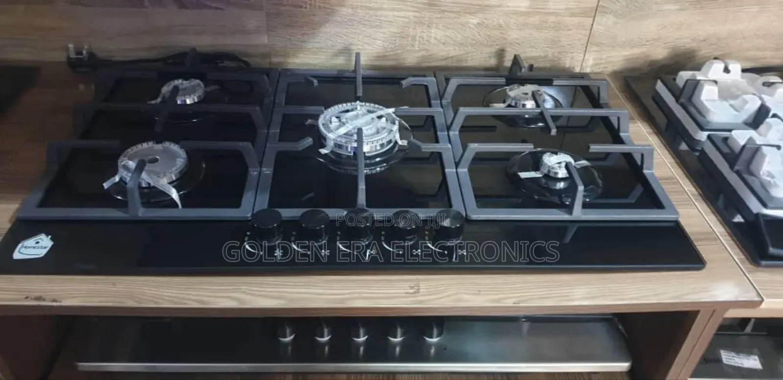 Homes 90cm 5burner Cabinets Gas Cooker Auto Ignition