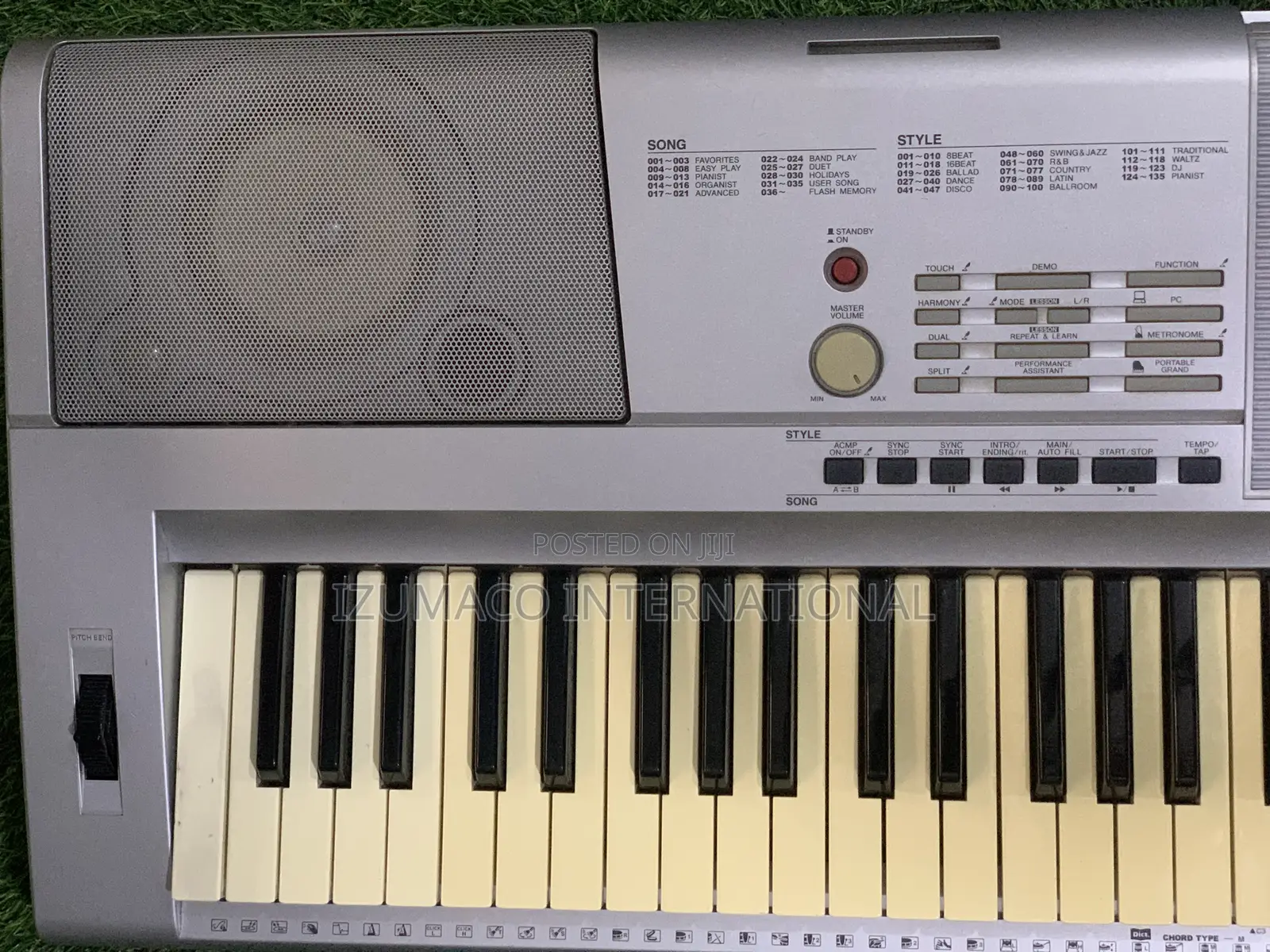DGX-205 Durable Yamaha Keyboard With Pitch Bend