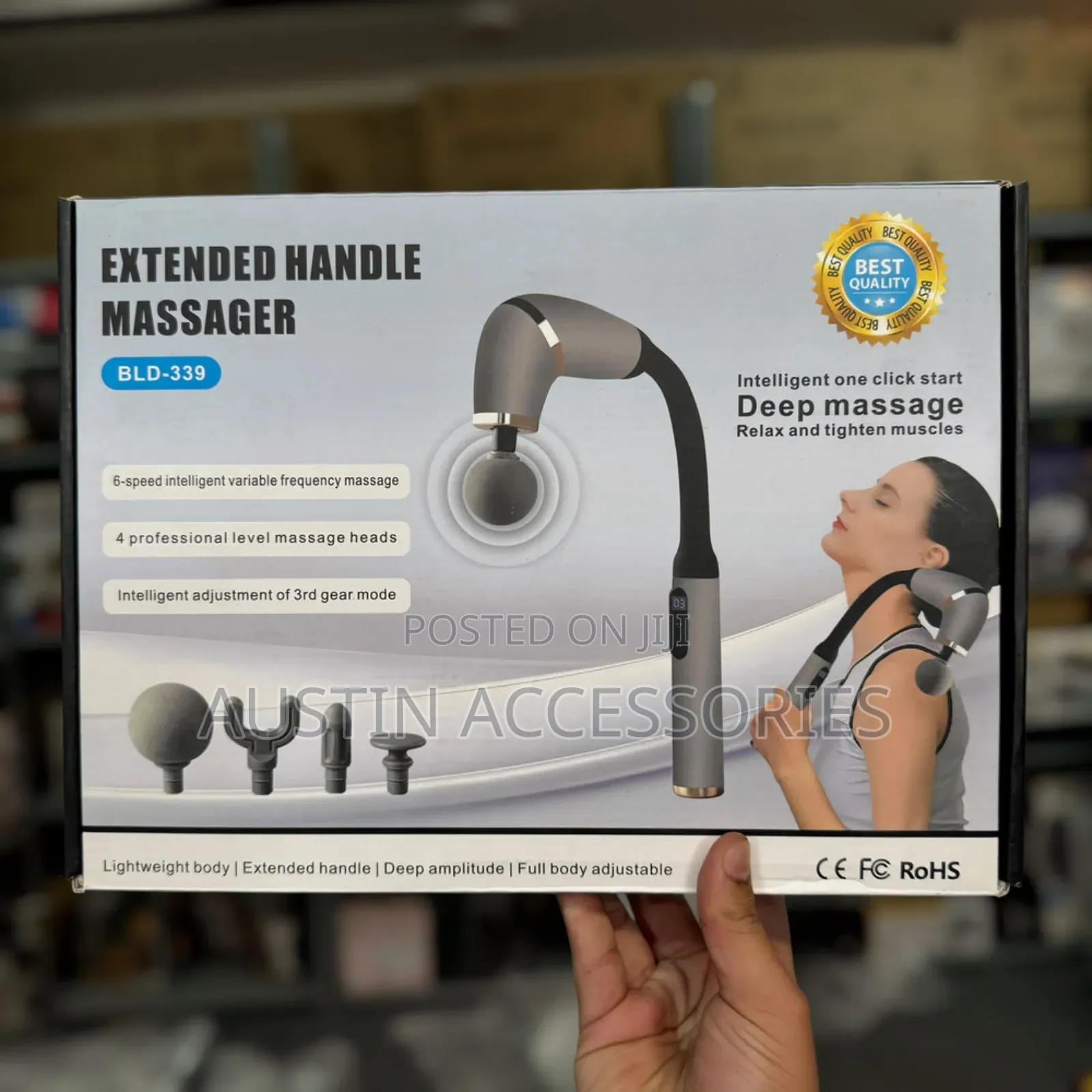 Extended Handle Massager