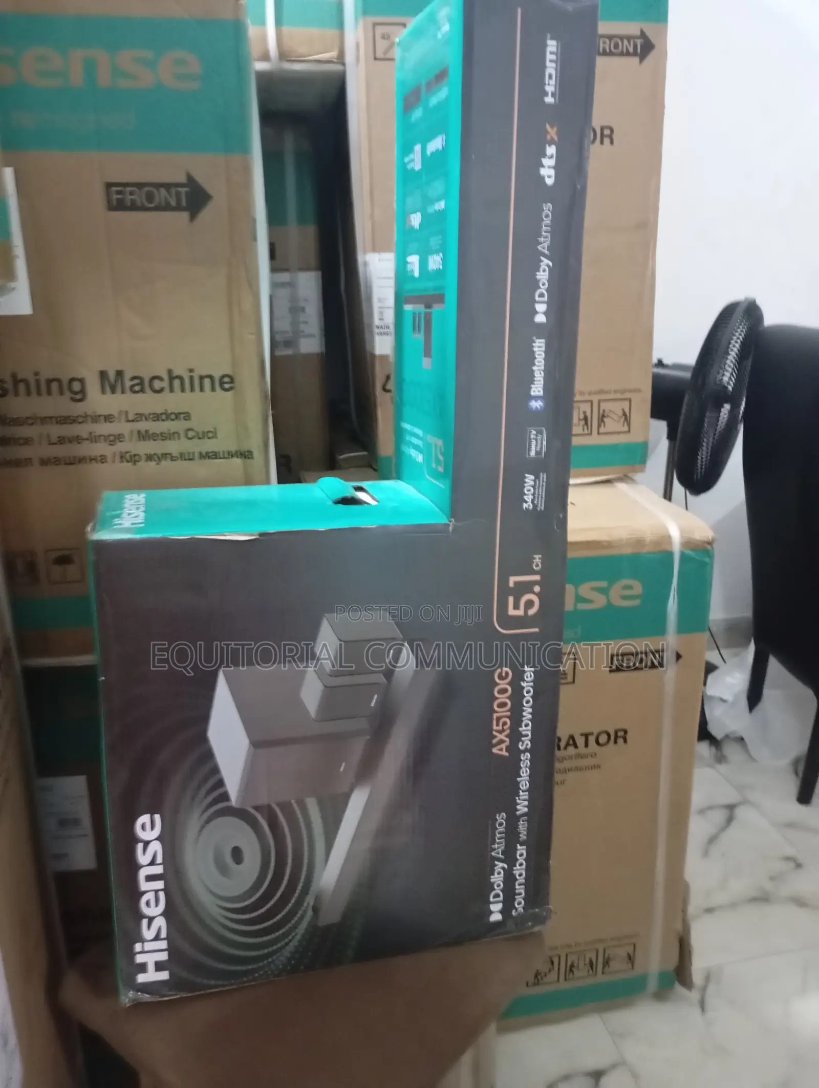 Hisense Ax5100g 5.1ch 340w Soundbar With Wireless Subwoofer