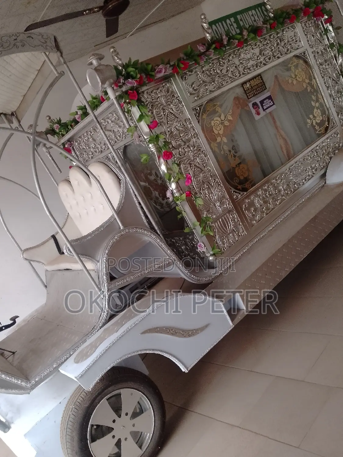 Funeral Chariot With Wrangler Jeep