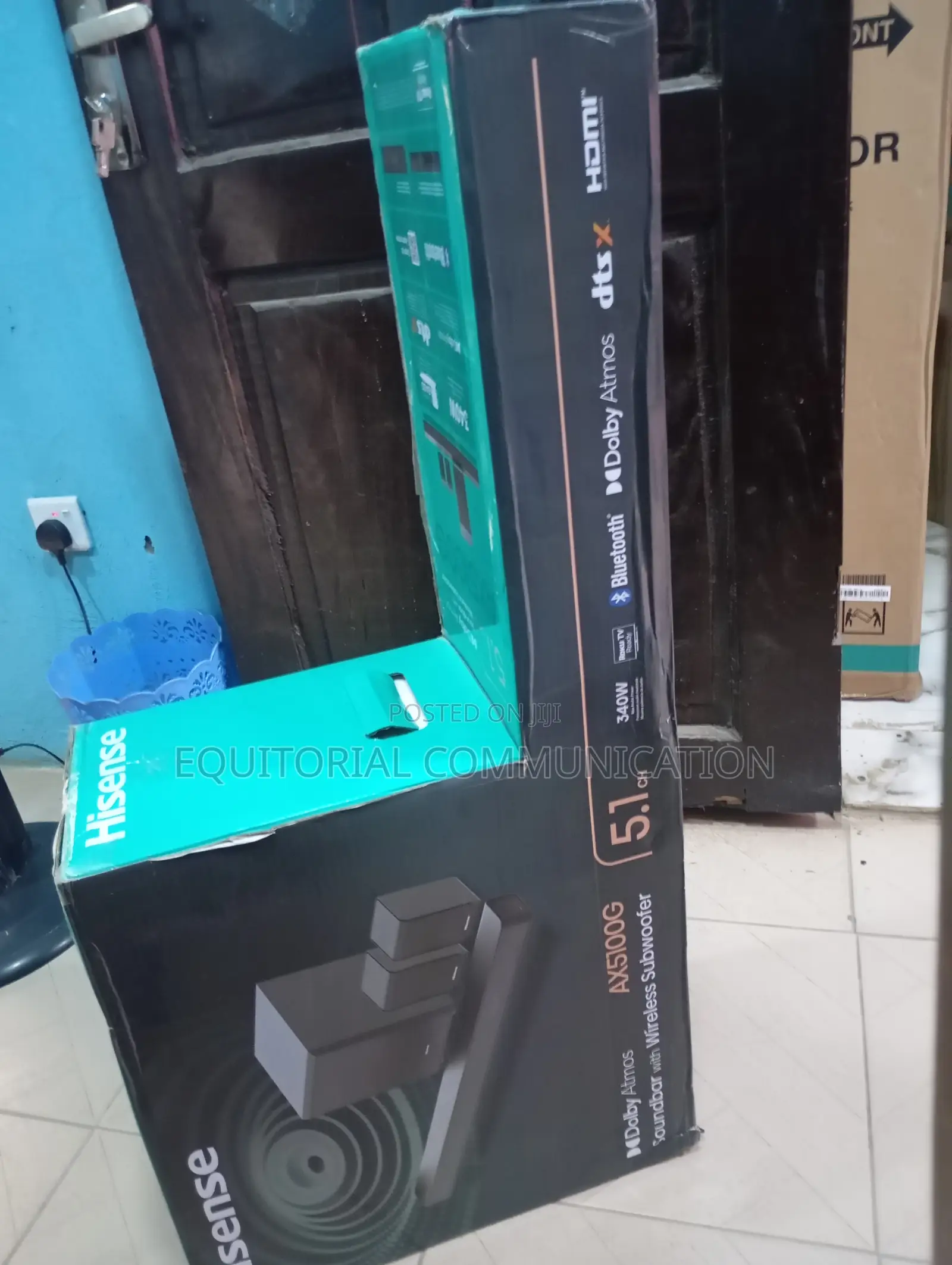 Bass-Enhanced Hisense 340w Soundbar With Wireless Subwoofer