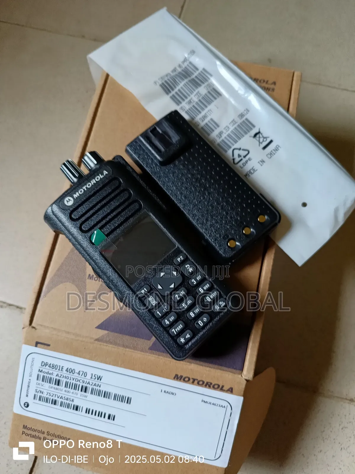 Motorola Digital Dp4801e Uhf 400-470 15w