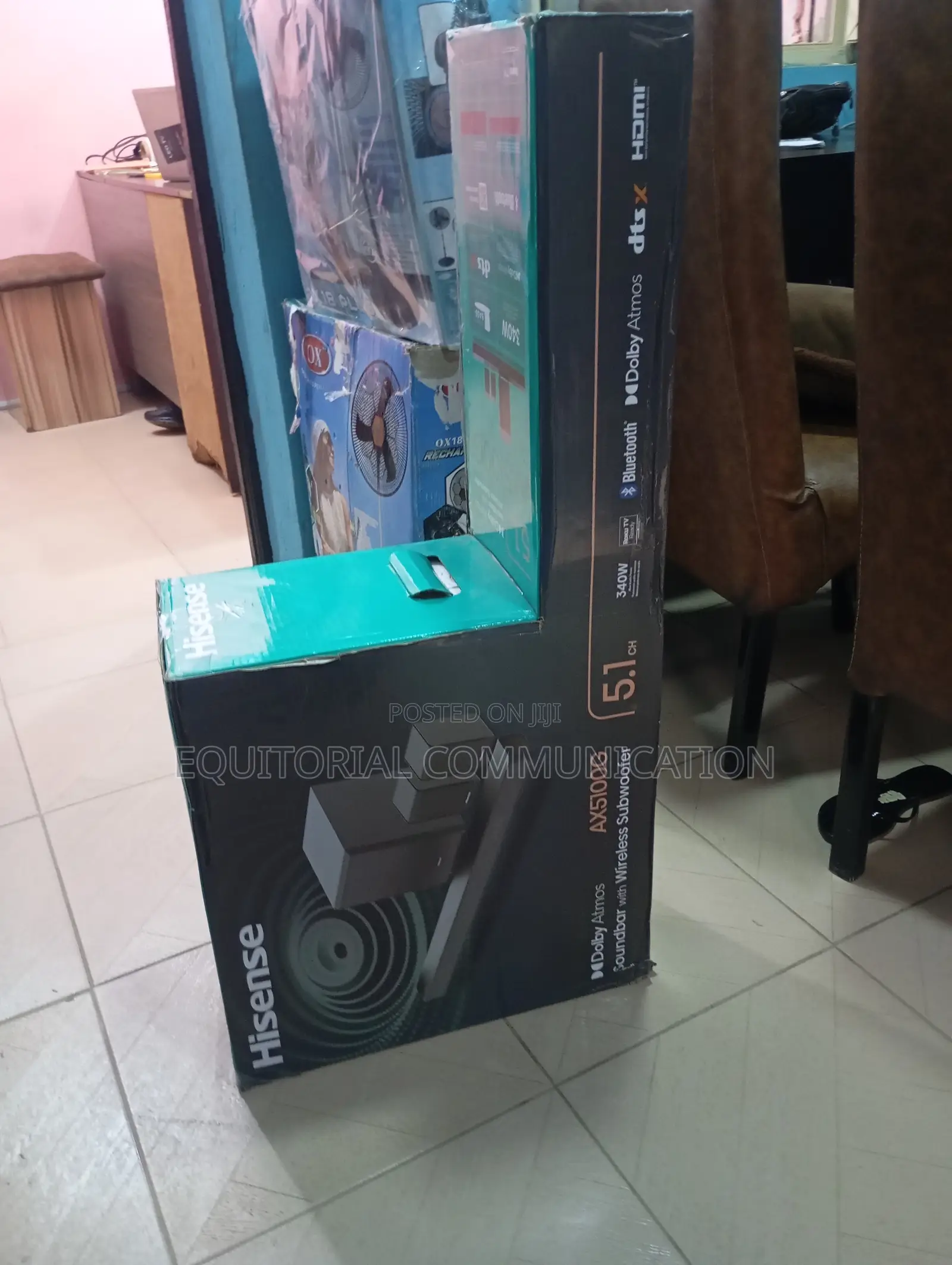 Bass-Heavy Hisense 340w Soundbar With Wireless Subwoofer