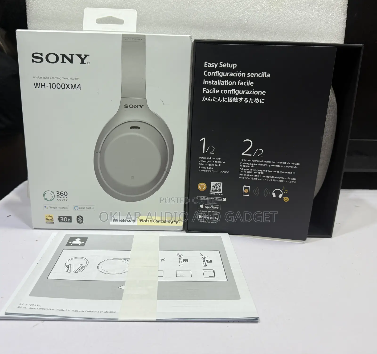 Sony Wh-1000xm4 Wireless Noise Canceling Headset (Open Box )