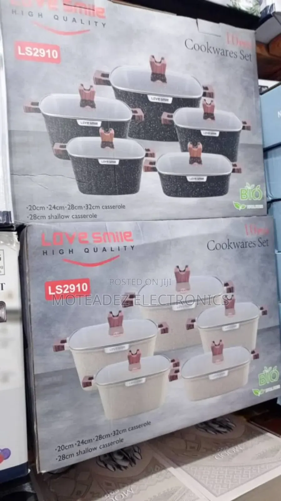 Love Smile 10pcs Granite Non Stick Cookware Set